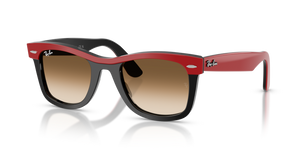 955/51 - Red On Black with Clear Gradient Brown Lenses