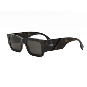 52A - Shiny Havana with Grey Lenses