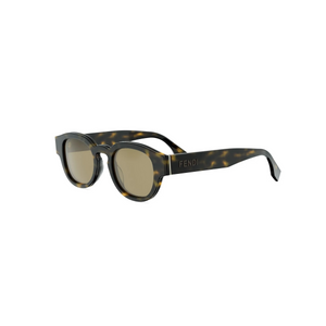 52E- Shiny Havana with Brown Lenses