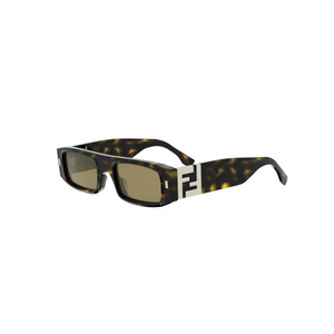 52E - Shiny Havana with Brown Lenses