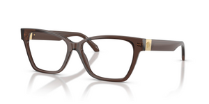 5332 - Brown Transparent Gradient Beige with Clear Lenses