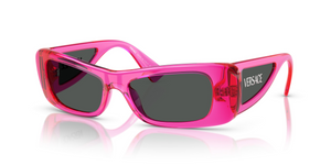 543487 - Fucsia Fluo Transparent with Dark Grey Lenses