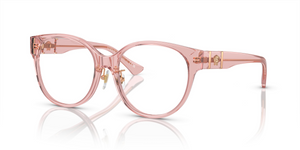 5434 - Peach Transparent with Clear Lenses