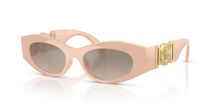 54946I - Nude with Brown Grad Grey Mirror Silver Lenses