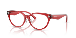 5495 - Red Transparent with Clear Lenses