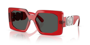 550087 - Red Transparent with Dark Grey Lenses