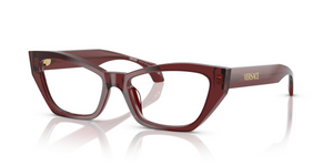 5512 - Transparent Bordeaux with Clear Lenses