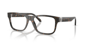 5528 - Brown Tortoise with Clear Lenses