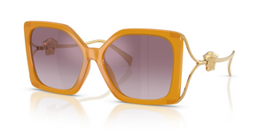 55376X - Opal Yellow with Gradient Violet Mirror Silver Lenses