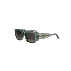 55F2 - Shiny Green with Grey Gradient Lenses