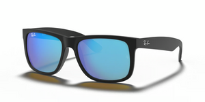 622/55 - Rubber Black with Blue Mirror Lenses
