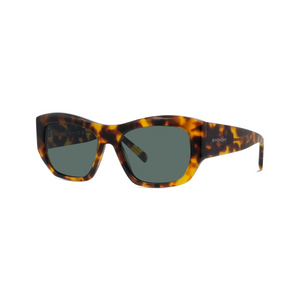 55N - Shiny Havana with Green Normal Lenses