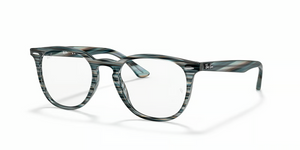 5750 - Striped Blue Grey with Clear Lenses