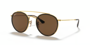 001/57 - Arista Gold with Polarized B-15 Brown Lenses