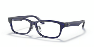 5986 - Transparent Dark Blue with Clear Lenses