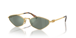 5AK04M - Gold with Green Mirror Internal Silver Lenses