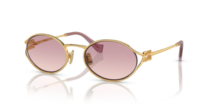5AK06S - Gold with Brown Gradient Violet Lenses