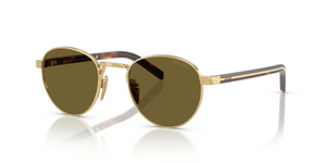 5AK09Z - Gold with Dark Brown Lenses