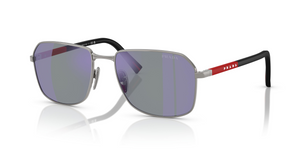 5AV10J - Gunmetal with Dark Blue Mirror Violet Lenses
