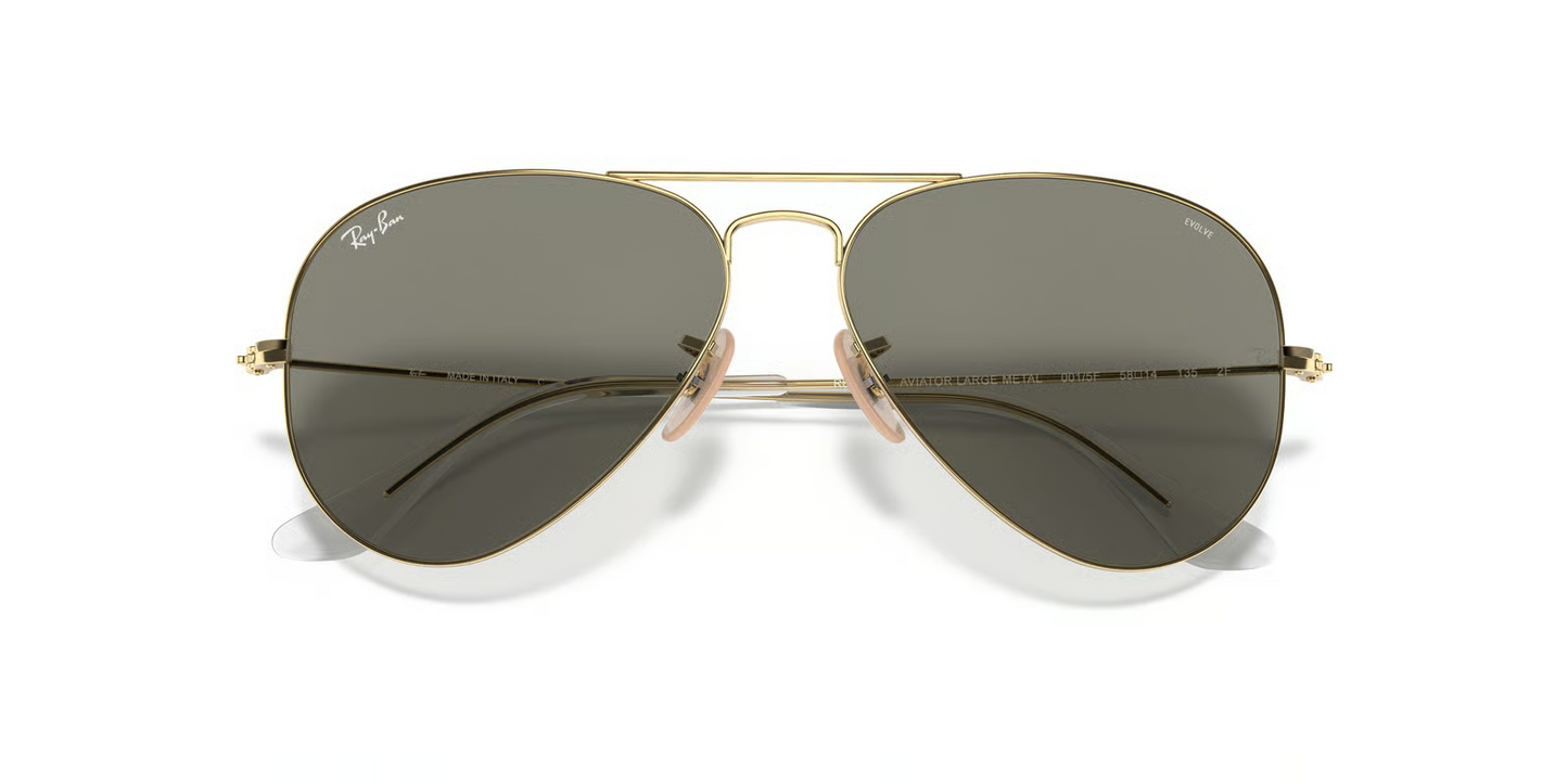 Ray-Ban RB3025 Aviator Large Metal Sunglasses