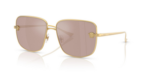 1002/5 - Gold with Light Pink Mirror Silver Lenses