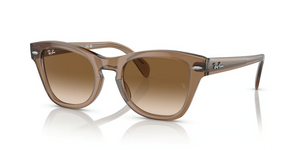 664051 - Transparent Light Brown with Brown Lenses
