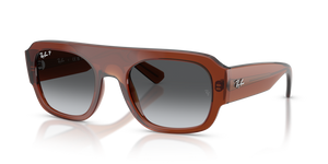 6678T3 - Transparent Brown with Polarized Grey Gradient Lenses