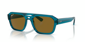 668383 - Transparent Light Blue with Polarized Dark Brown Lenses