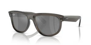 6707GS - Transparent Dark Grey with Silver Lenses