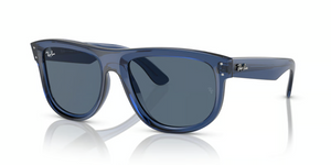 67083A - Transparent Navy Blue with Blue Lenses