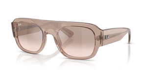 67278Z - Transparent Light Brown with Brown Mirror Silver Gradient Lenses