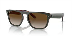 6732T5 - Green & Dark Grey & Transparent Brown with Polarized Brown Lenses