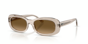 6827M2 - Transparent Beige with Polarized Gradient Brown Lenses