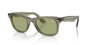 68694E - Transparent Green with Bottle Green Lenses
