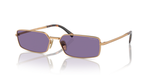 7OE01O - Brass with Violet Lenses