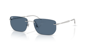 003/80 - Silver with Dark Blue Lenses