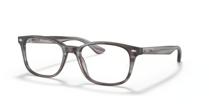 8055 - Striped Grey with Clear Lenses