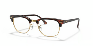 8058 - Mock Tortoise with Clear Lenses