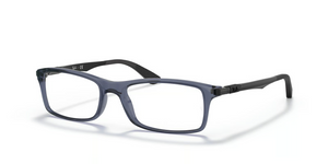8122 - Transparent Blue with Clear Lenses