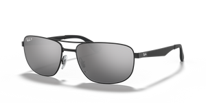006/82 - Black with Polarized Silver Lenses