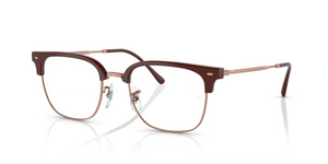 8209 - Bordeaux On Rose Gold with Clear Lenses