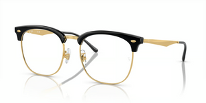 8239 - Black On Gold with Clear Lenses
