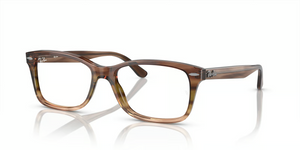 8255 - Striped Brown & Green with Clear Lenses