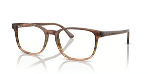 8255 - Striped Brown & Green Grey with Clear Lenses