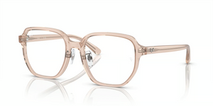 8267 - Transparent Light Brown with Clear Lenses