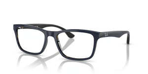 8283 - Blue On Havana with Clear Lenses