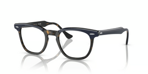 8283 - Blue On Havana with Clear Lenses