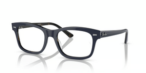 8283 - Blue On Havana with Clear Lenses
