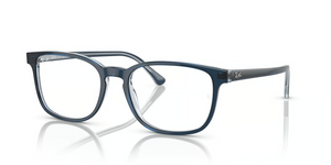 8324 - Blue On Transparent Blue with Clear Lenses