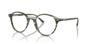 8356 - Striped Green with Clear Lenses